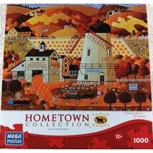 Pumpkin Picking NEW 1000 Piece Jigsaw Puzzle Heronim Hometown Collections Mega